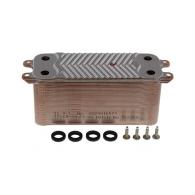 Теплообменник ГВС 35 пластин Vaillant Turbo VUW 322/3-5
